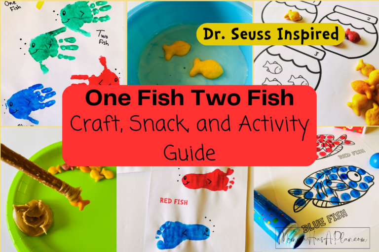One Fish Two Fish, Easy Dr. Suess Activities