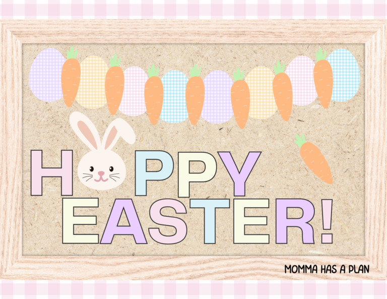 Hoppy Easter Bulletin Board –free printable
