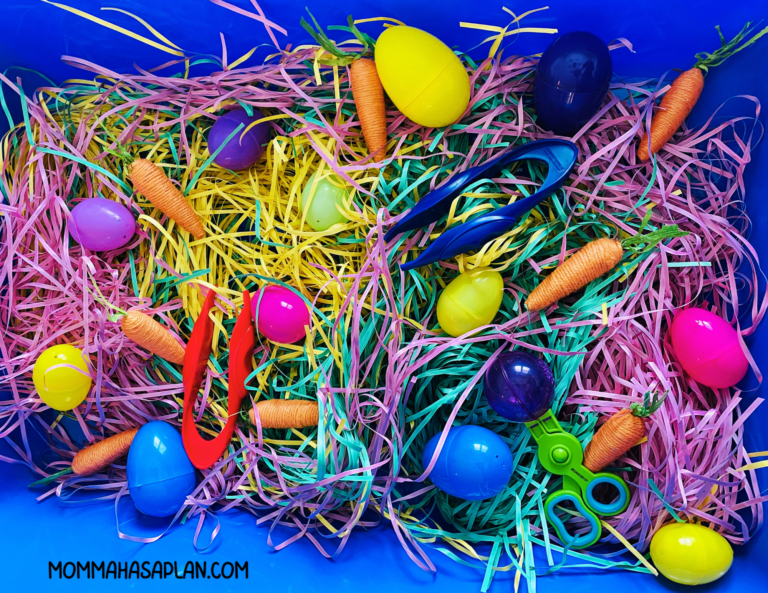 Easy Easter Sensory Bin For Your Toddler And Preschooler