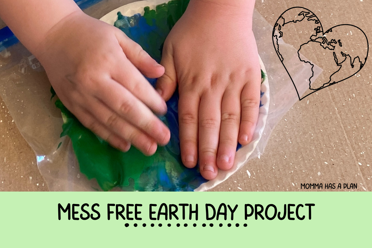 Mess Free Earth Day Paper Plate Project