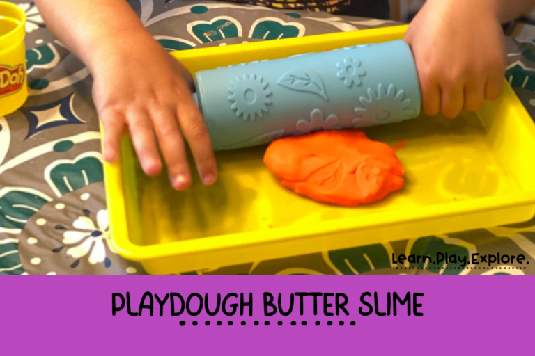 How To Make 2-Ingredient Playdough Butter Slime