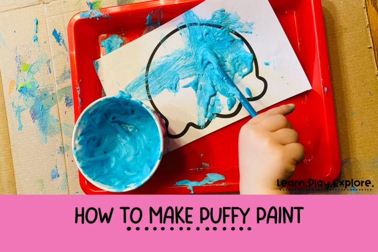 How To Make Puffy Paint