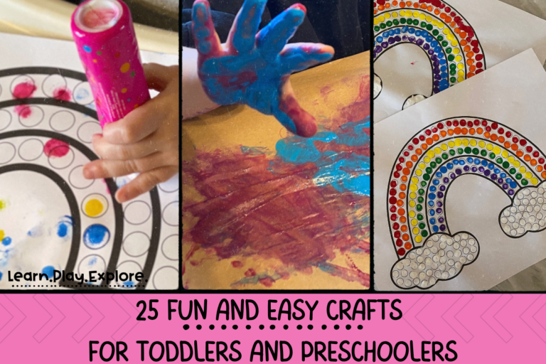 25 Fun and Easy Crafts For Toddlers and Preschoolers